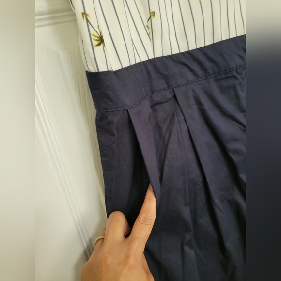 Blue and White Jumpsuit. Size M - Picture 3 of 6